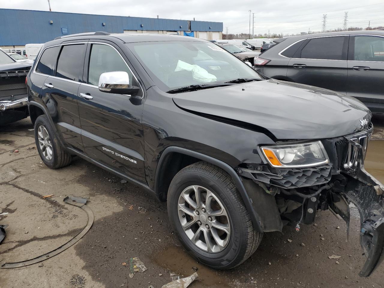 2014 Jeep Grand Cherokee VIN 1C4RJFBG3EC347779 Copart auction photo, front end damage thumbnail 4