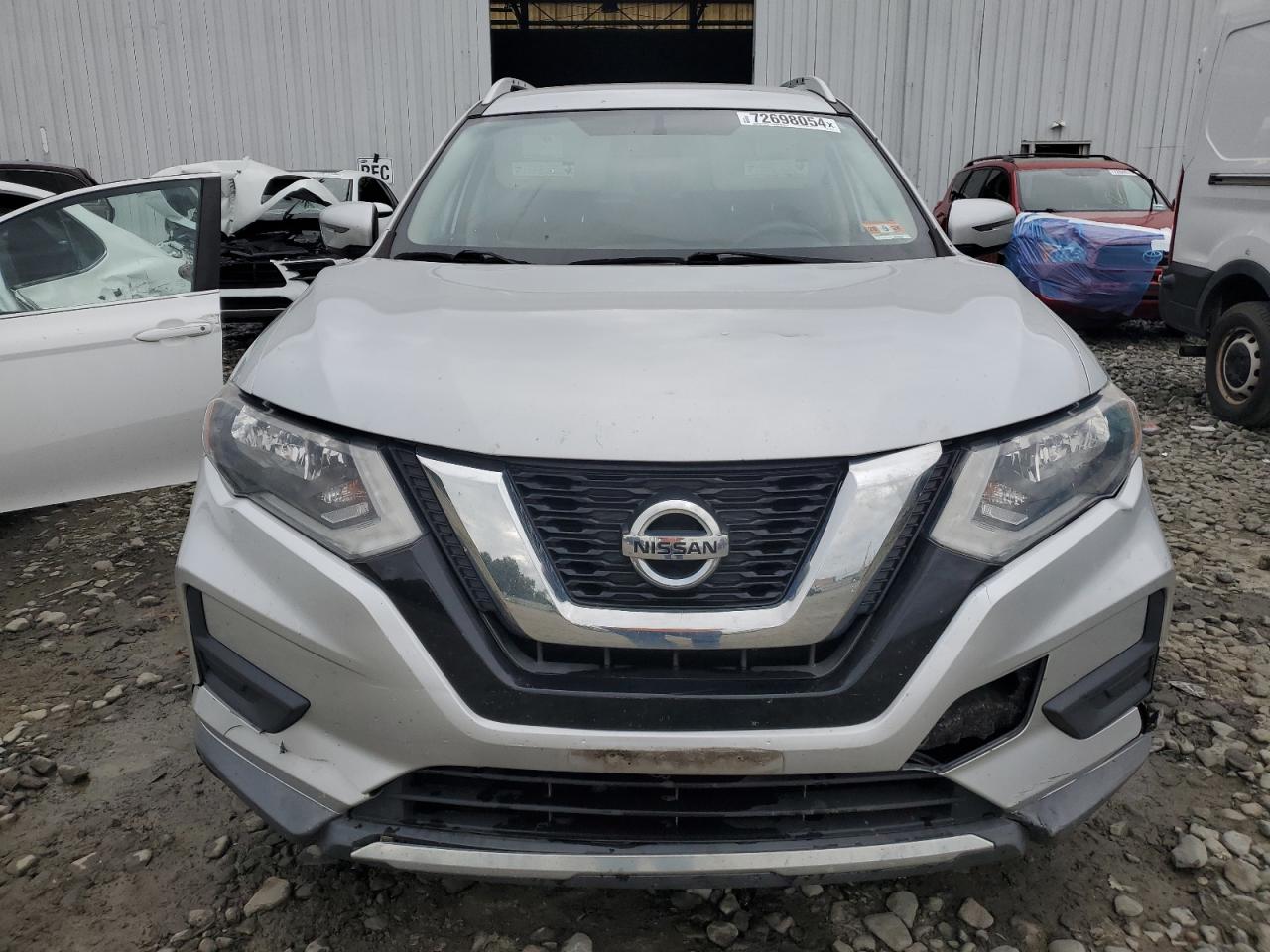 2017 Nissan Rogue VIN KNMAT2MT8HP545863 Copart auction photo, rear end / front end damage thumbnail 5