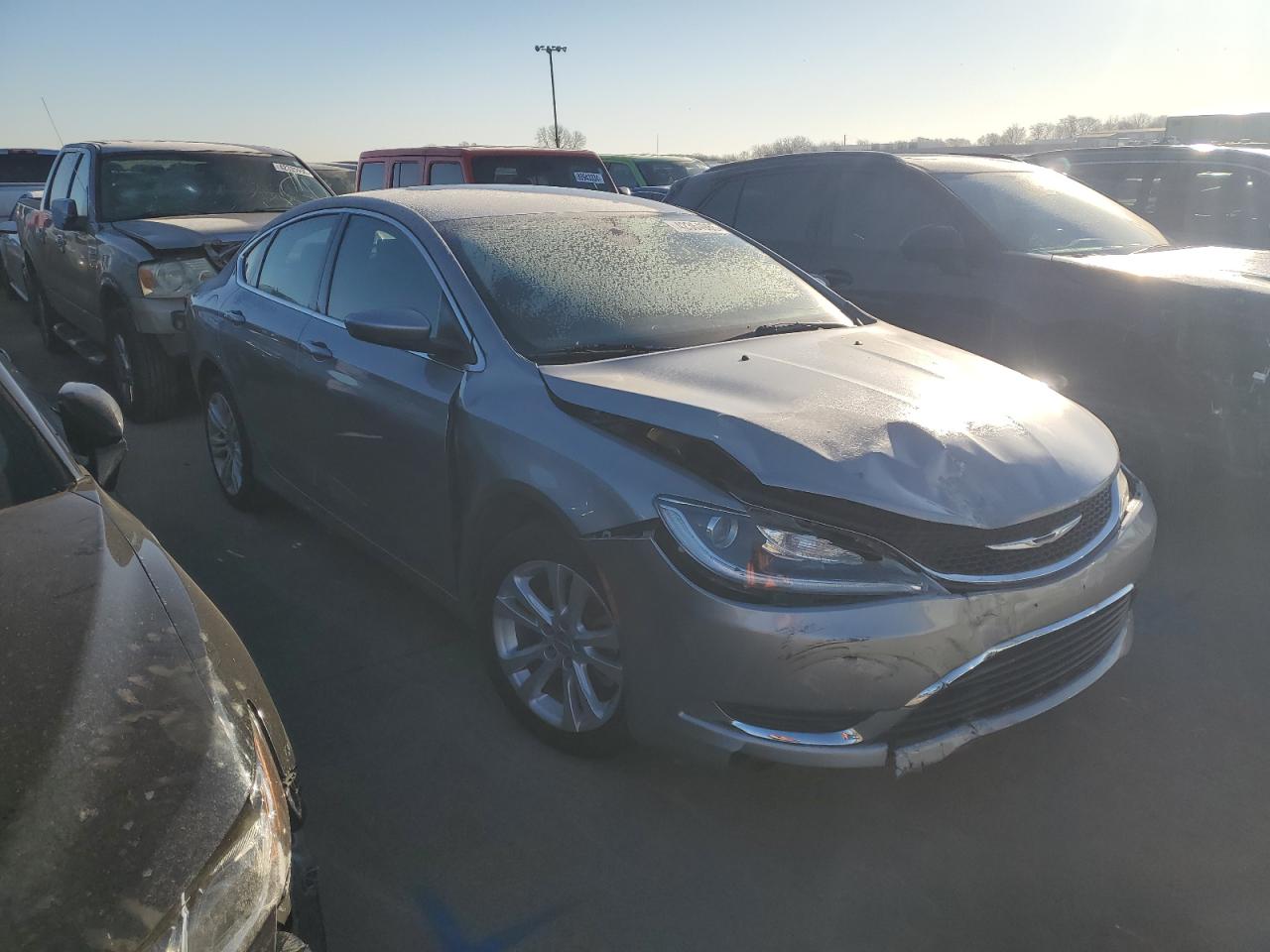 2015 Chrysler 200 VIN 1C3CCCAB9FN529680 Copart auction photo, front end damage thumbnail 4