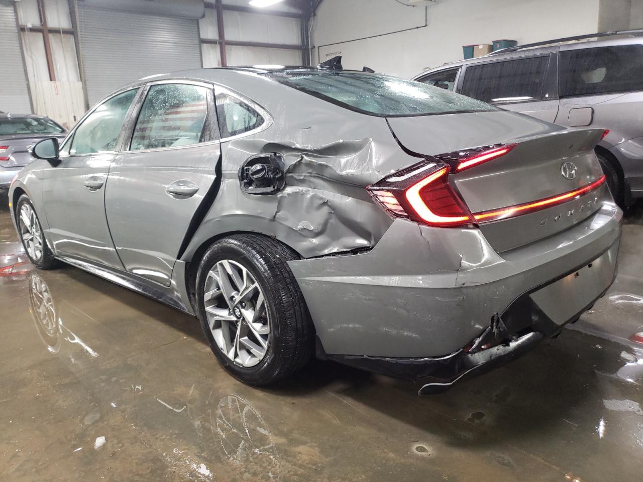 2023 Hyundai Sonata VIN KMHL14JA0PA293200 Copart auction photo, side / rear end damage thumbnail 2