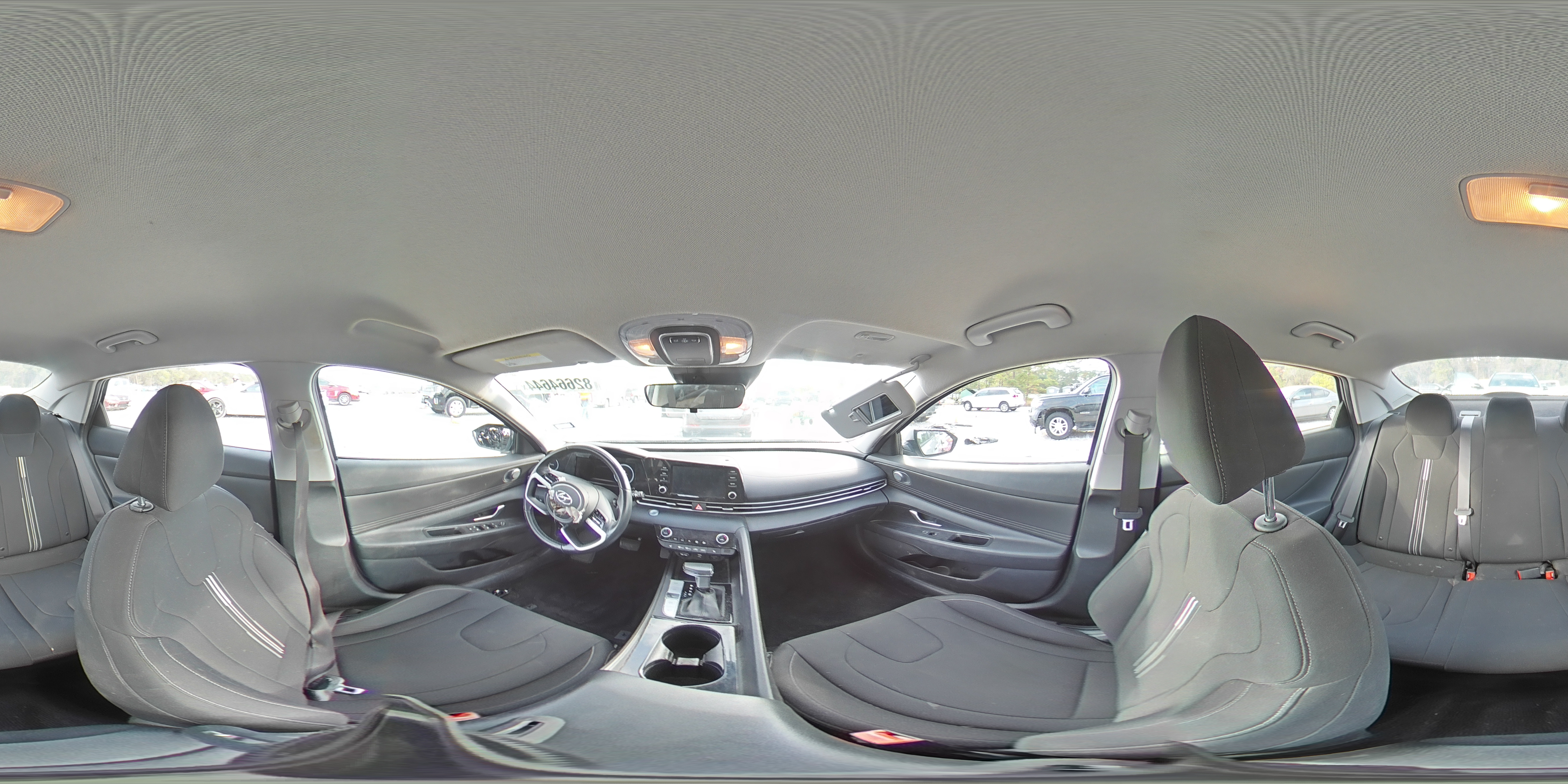 2021 Hyundai Elantra VIN 5NPLS4AG7MH009104 Copart auction photo, front end / rear end damage thumbnail 14
