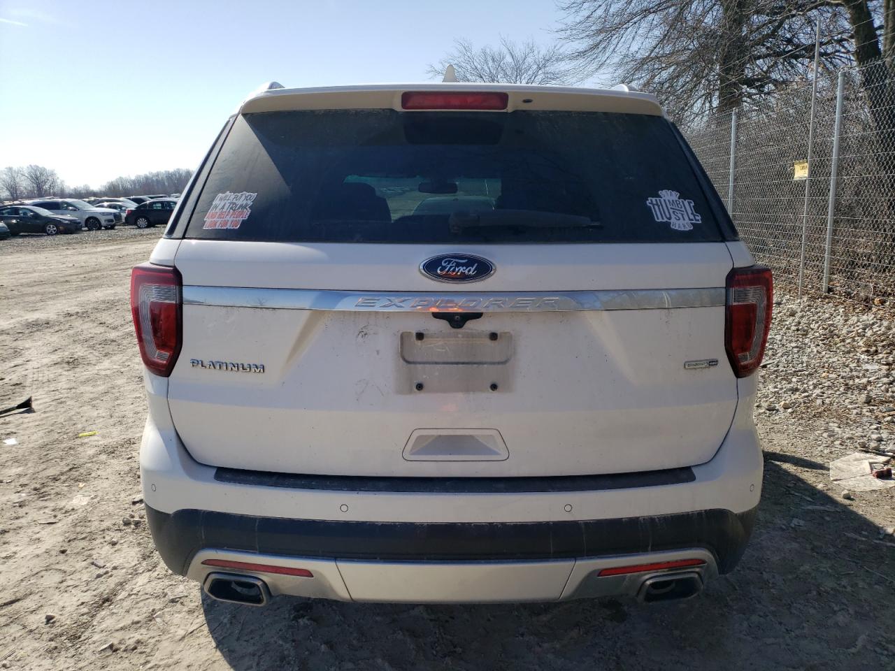 2016 Ford Explorer VIN 1FM5K8HT1GGC84748 Copart auction photo, front end / side damage thumbnail 6