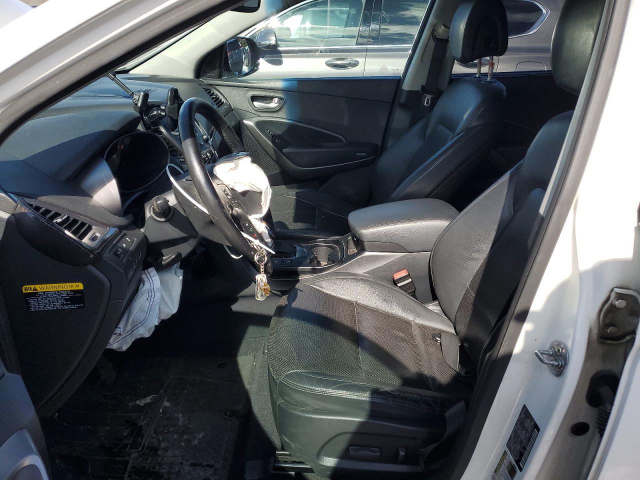 2016 Hyundai Santa Fe VIN KM8SNDHF2GU137112 Copart auction photo, front end / side damage thumbnail 7