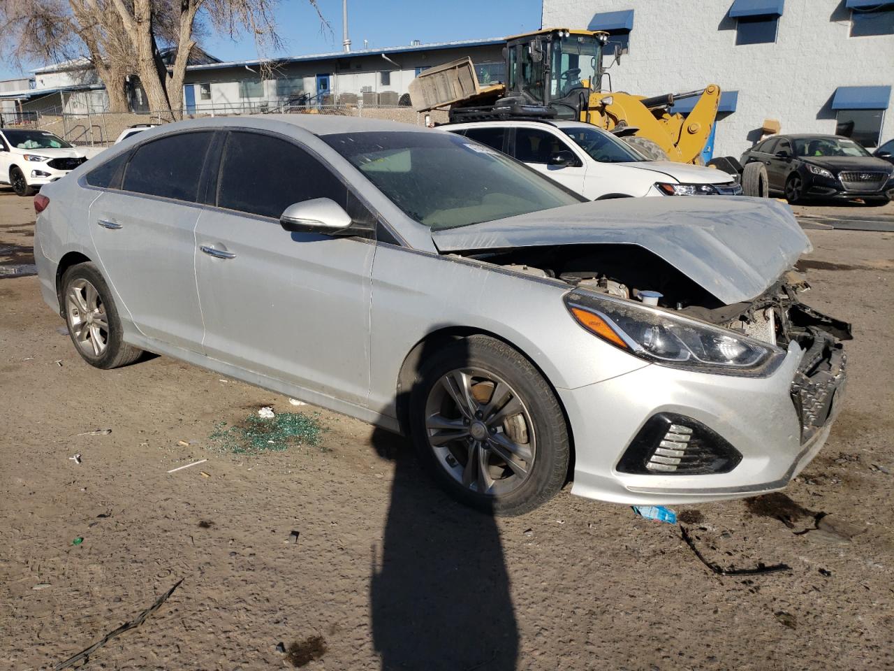 2019 Hyundai Sonata VIN 5NPE34AF4KH783899 Copart auction photo, front end / rear end damage thumbnail 4