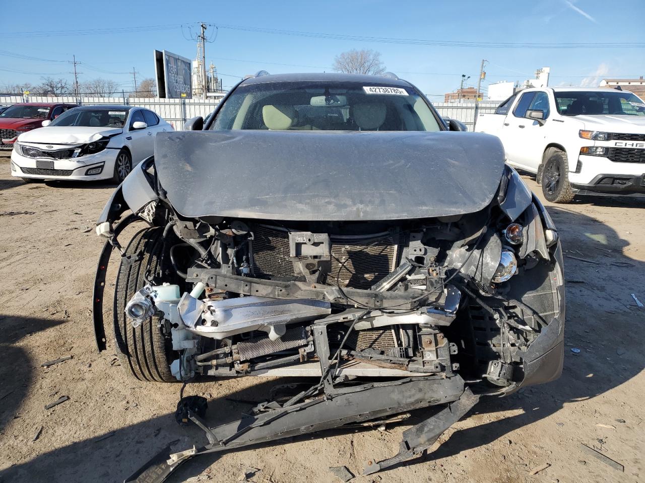 2013 Infiniti FX VIN JN8CS1MW1DM170477 Copart auction photo, front end damage thumbnail 5