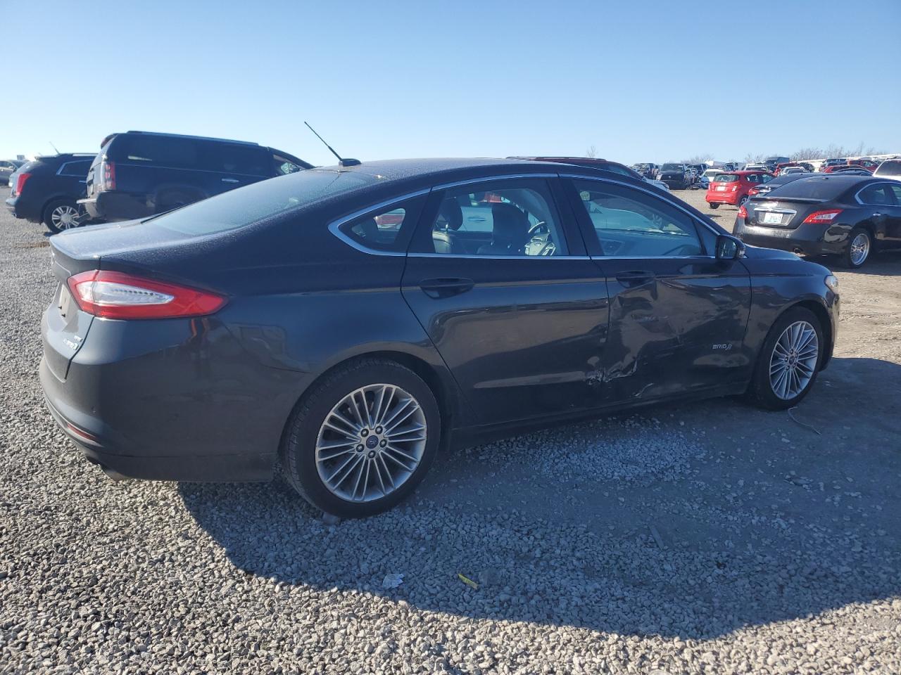 2013 Ford Fusion VIN 3FA6P0LU3DR182101 Copart auction photo, side damage thumbnail 3