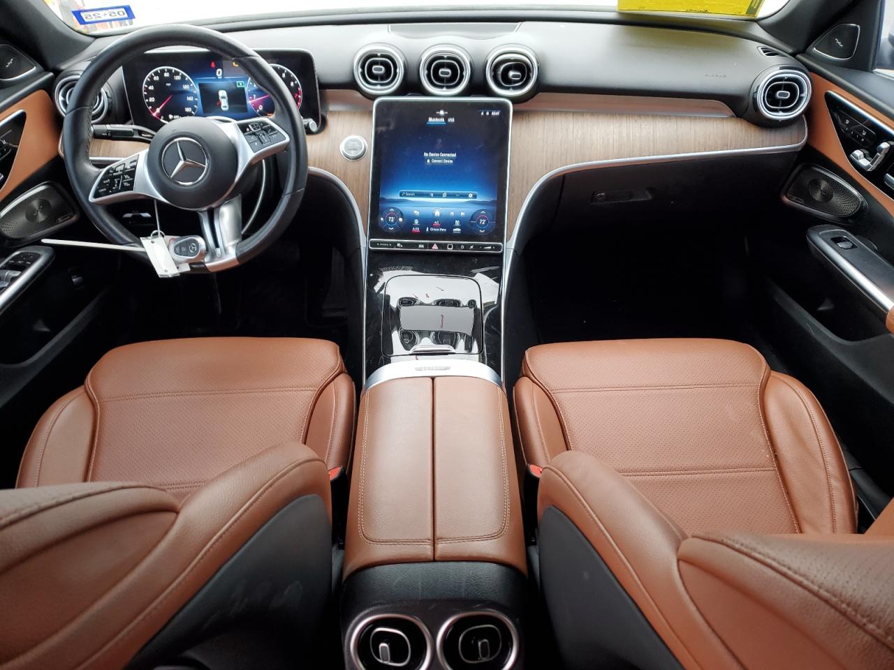 2022 Mercedes-Benz C-klasse VIN W1KAF4GB4NR020987 Copart auction photo, front end / all over damage thumbnail 8