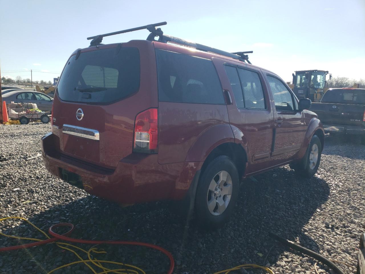 2005 Nissan Pathfinder VIN 5N1AR18U55C755086 Copart auction photo, front end / side damage thumbnail 3