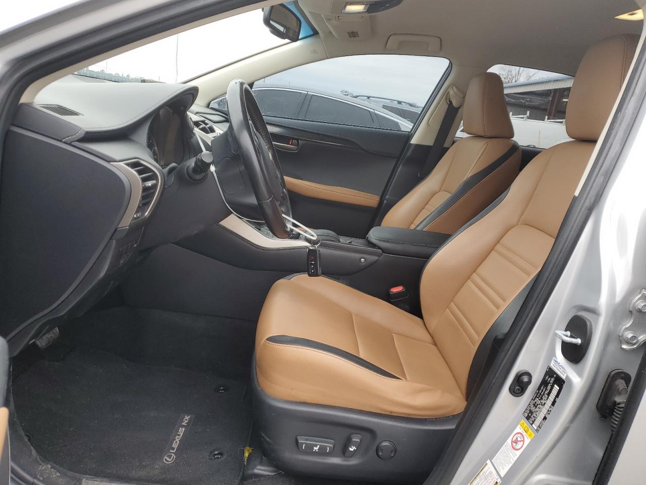 2015 Lexus NX VIN JTJYARBZ9F2022024 Copart auction photo, vandalism damage thumbnail 7
