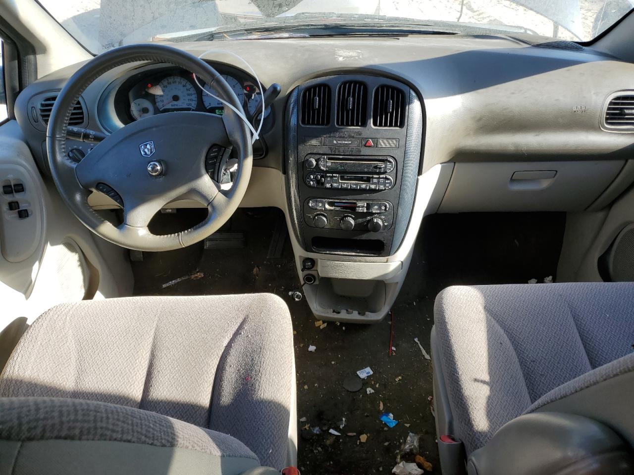 2007 Dodge Caravan VIN 2D4GP44L27R110783 Copart auction photo, front end / side damage thumbnail 8