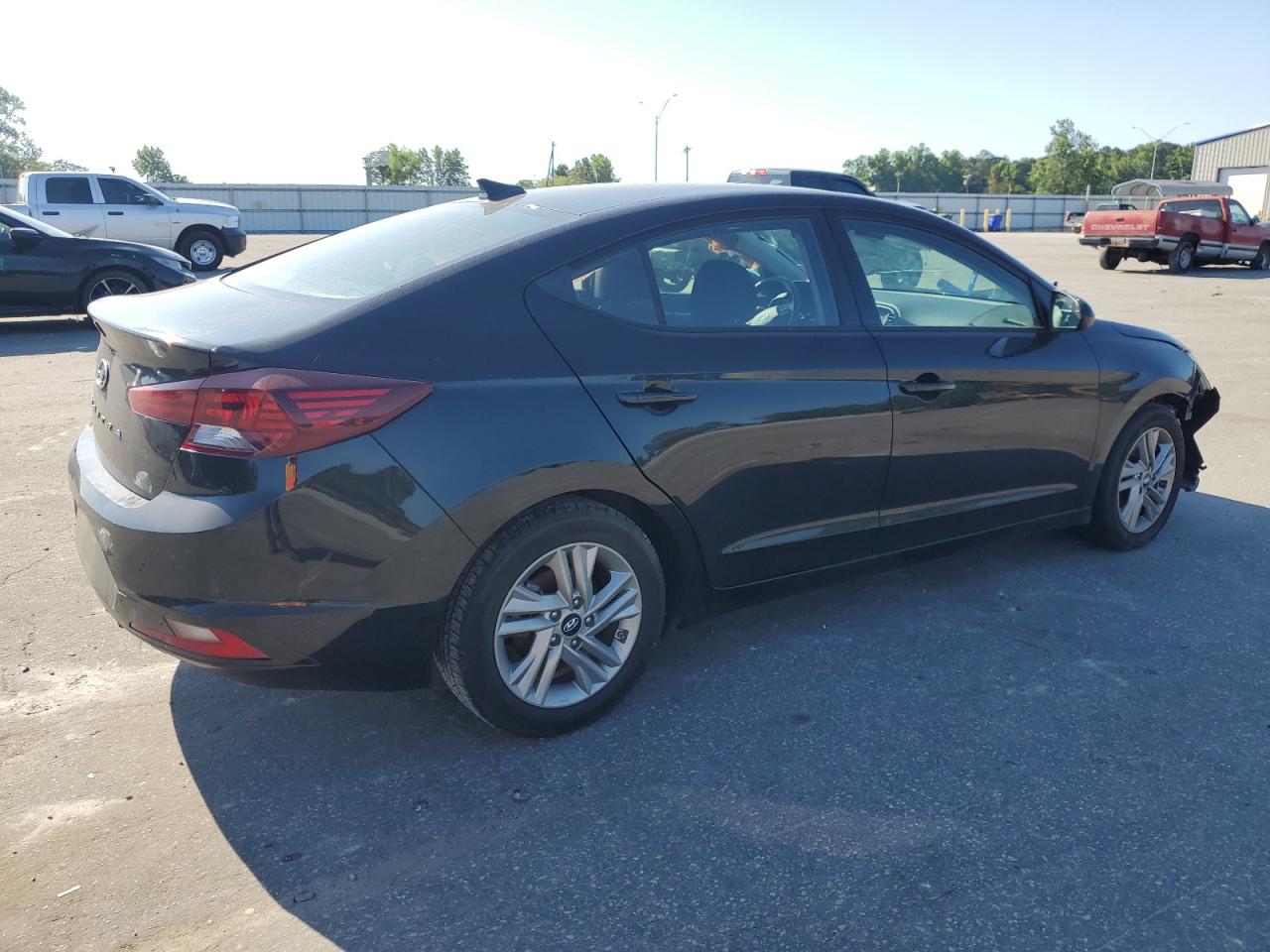 2020 Hyundai Elantra VIN 5NPD84LF7LH543760 Copart auction photo, front end / side damage thumbnail 3
