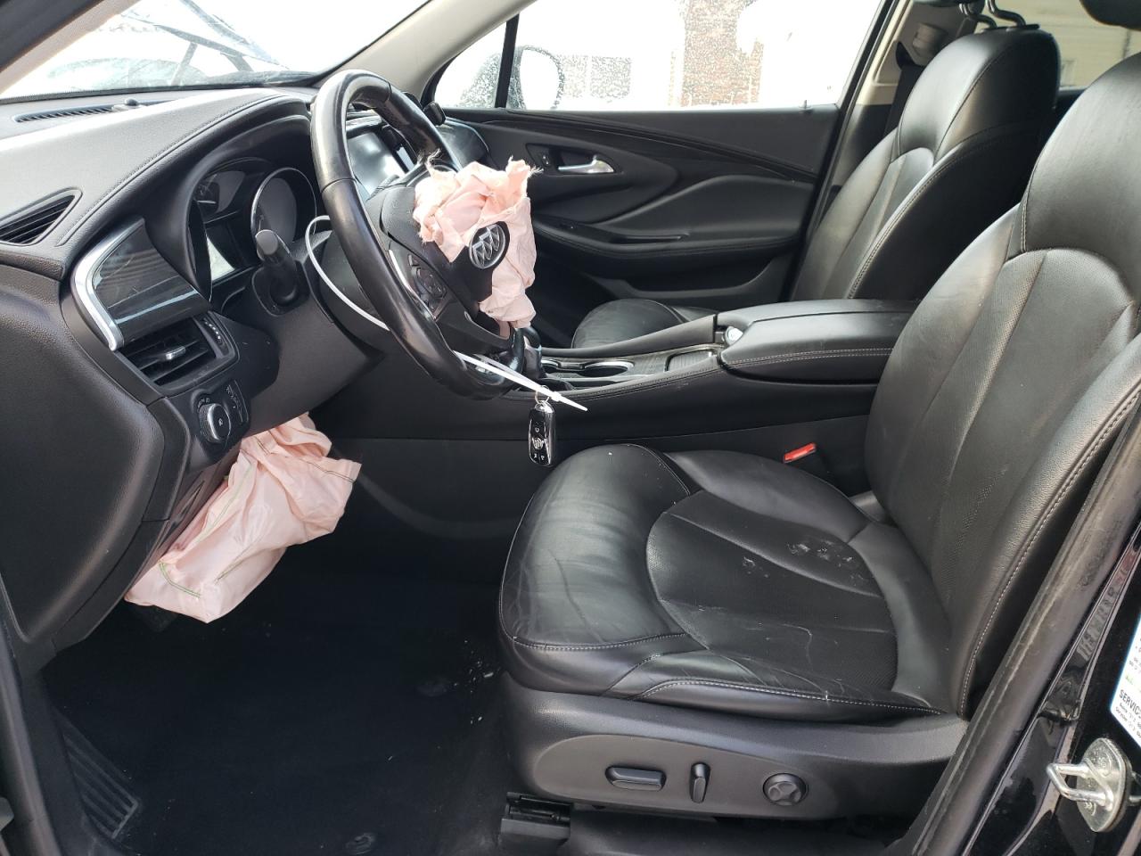 2019 Buick Envision VIN LRBFXCSA1KD019891 Copart auction photo, front end / top/roof damage thumbnail 7