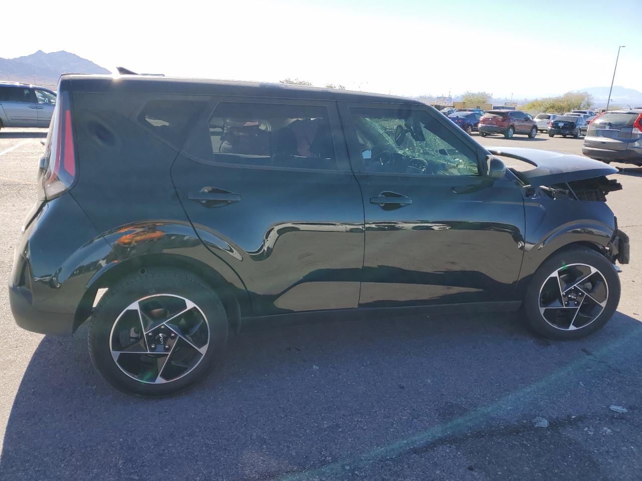 2023 KIA Soul VIN KNDJ33AU8P7849566 Copart auction photo, all over damage thumbnail 3