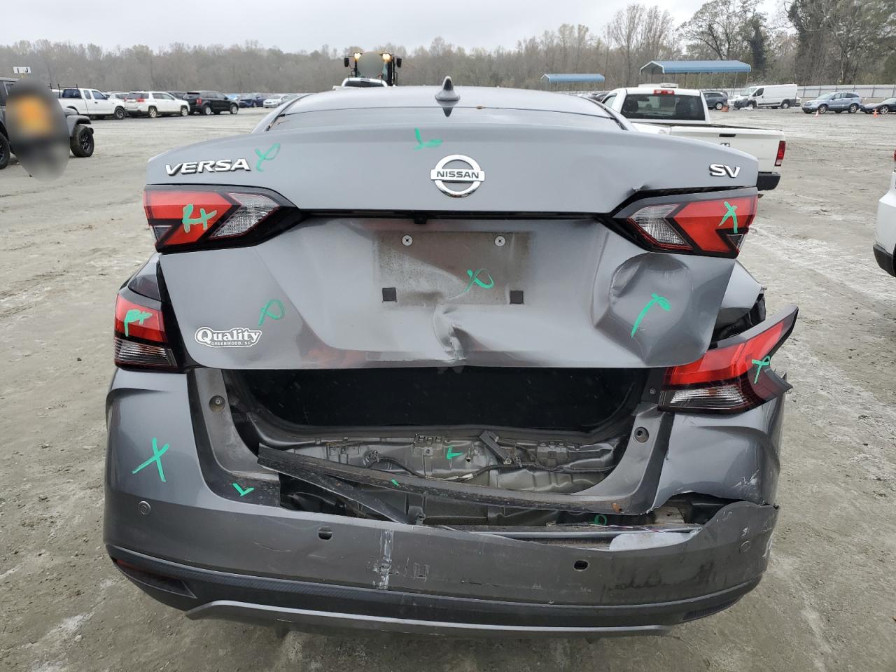 2020 Nissan Versa VIN 3N1CN8EV5LL876624 Copart auction photo, rear end / minor dent/scratches damage thumbnail 7