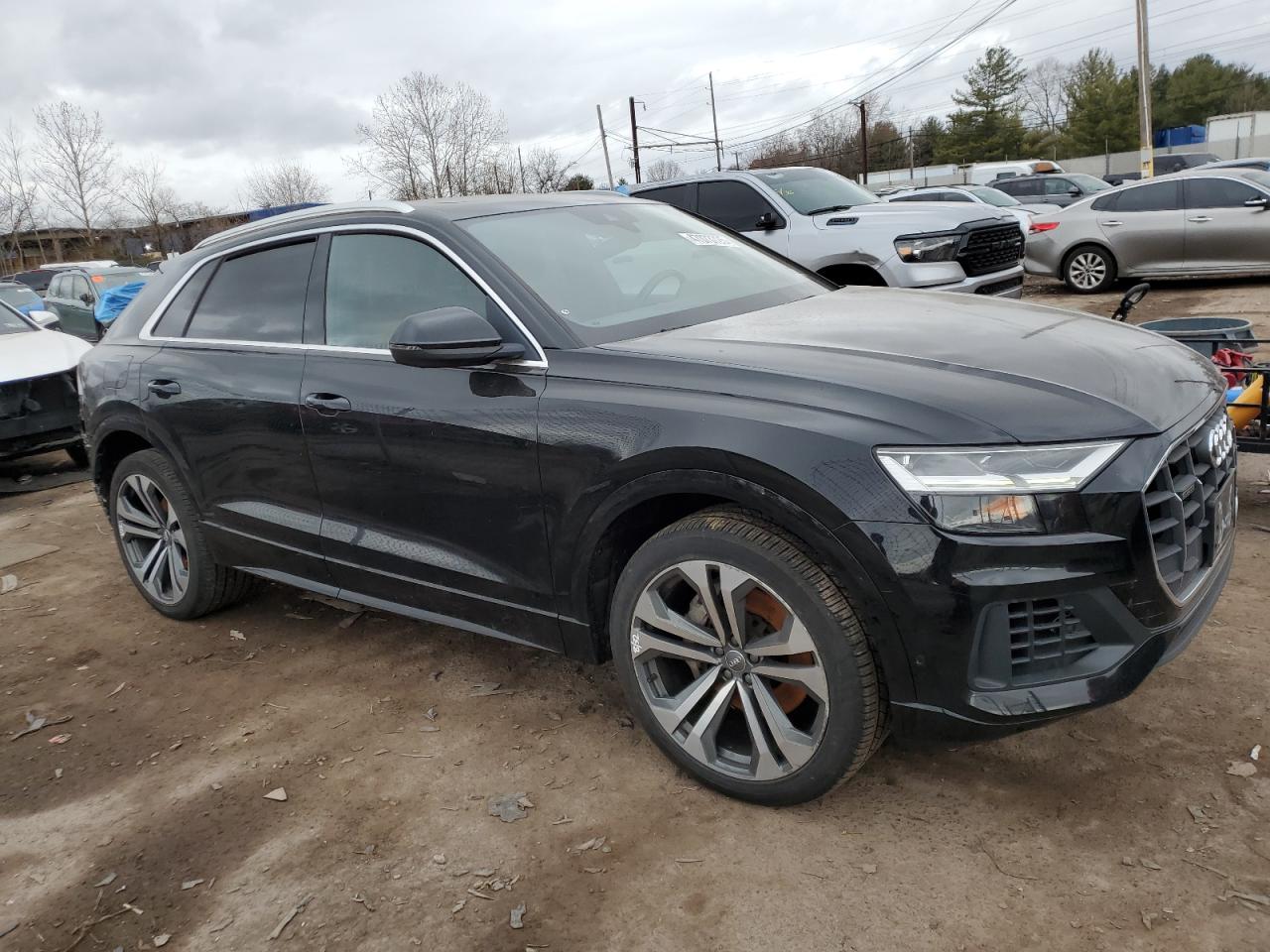 2019 Audi Q8 VIN WA1BVAF14KD030723 Copart auction photo, rear end damage thumbnail 4