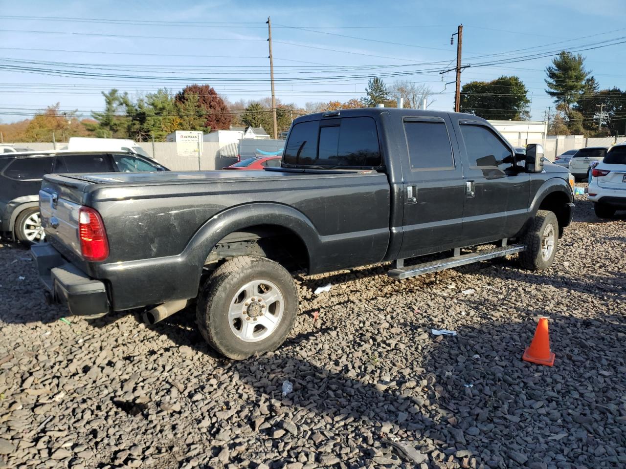 2014 Ford F350 VIN 1FT8W3BT3EEA58883 Copart auction photo, front end / side damage thumbnail 3