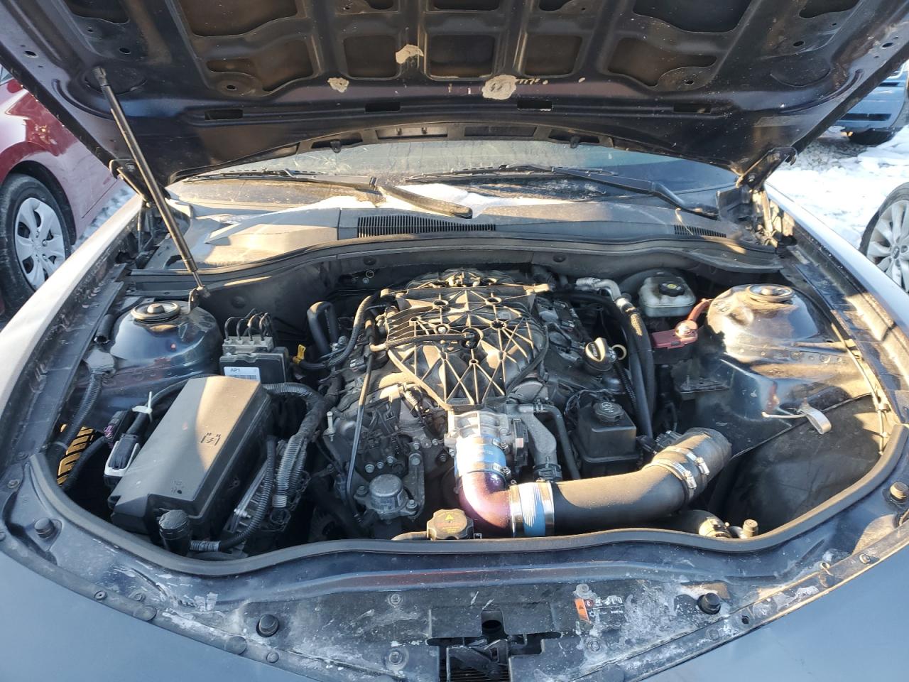 2014 Chevrolet Camaro VIN 2G1FB1E35E9191014 Copart auction photo, rear end / all over damage thumbnail 11
