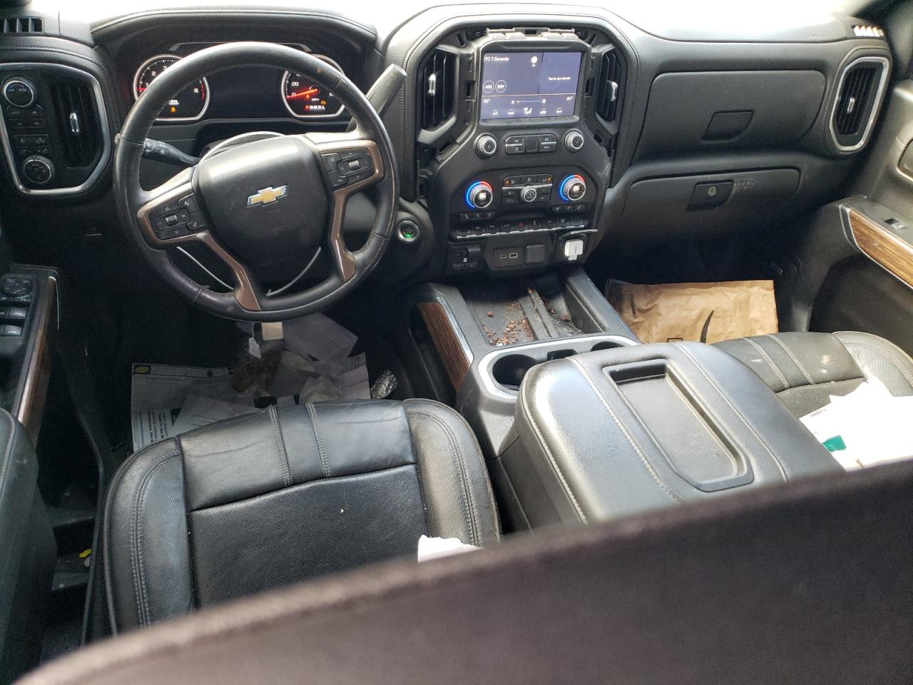 2022 Chevrolet Silverado VIN 1GCUYHED5NZ210097 Copart auction photo, stripped damage thumbnail 8