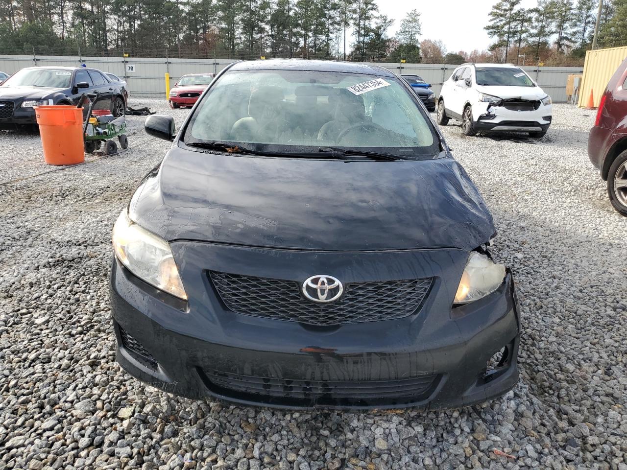 2009 Toyota Corolla VIN 1NXBU40E09Z062435 Copart auction photo, side / front end damage thumbnail 5