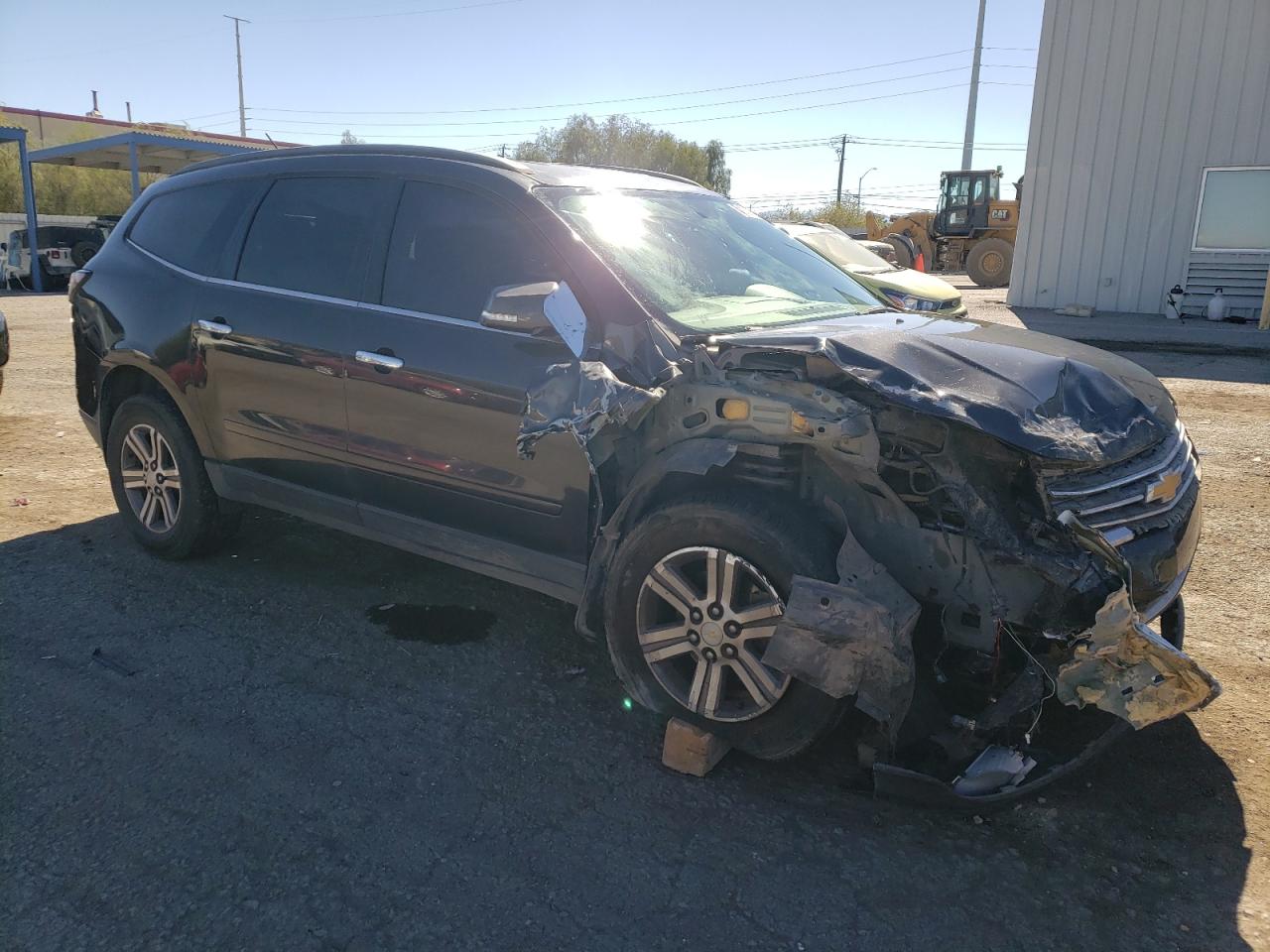 2015 Chevrolet Traverse VIN 1GNKVGKD4FJ342080 Copart auction photo, front end damage thumbnail 4