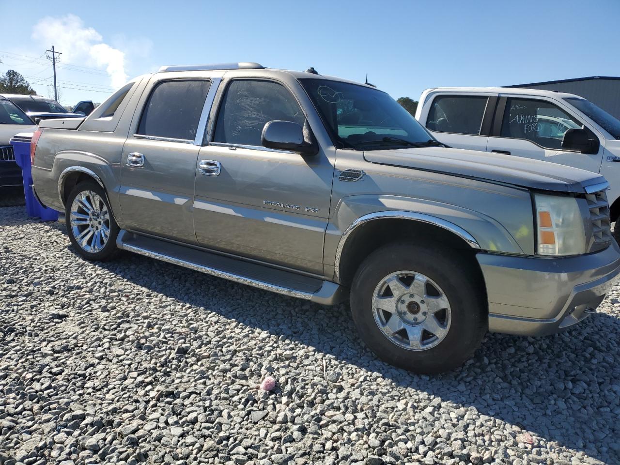 2003 Cadillac Escalade VIN 3GYEK63N43G256050 Copart auction photo, rear end / side damage thumbnail 4