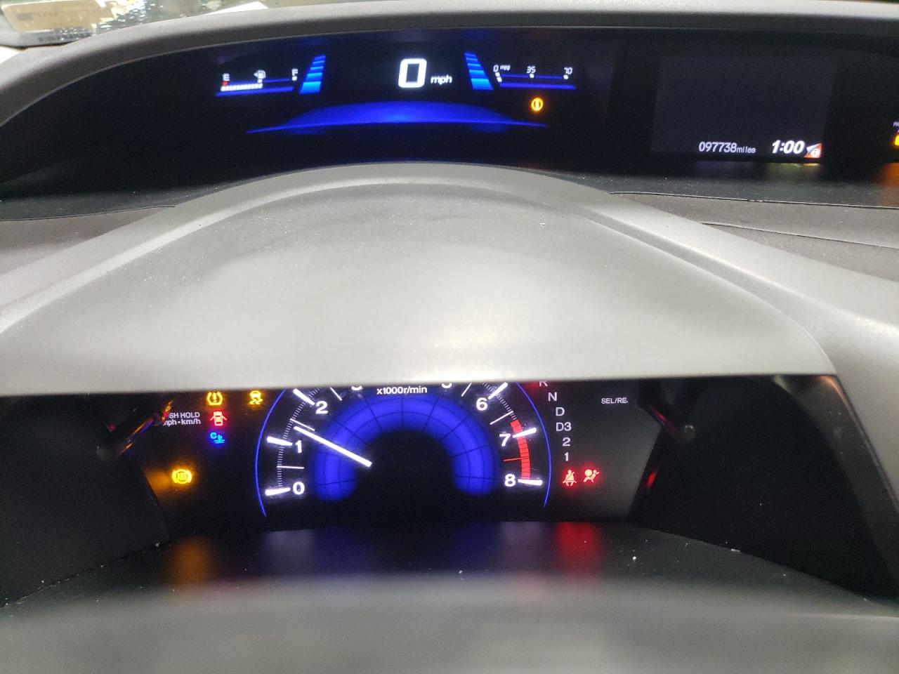 2012 Honda Civic VIN 19XFB2F55CE100660 Copart auction photo, front end damage thumbnail 9