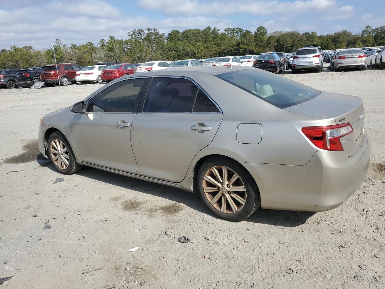 2014 Toyota Camry VIN 4T1BF1FK4EU473241 Copart auction photo, rear end / side damage thumbnail 2