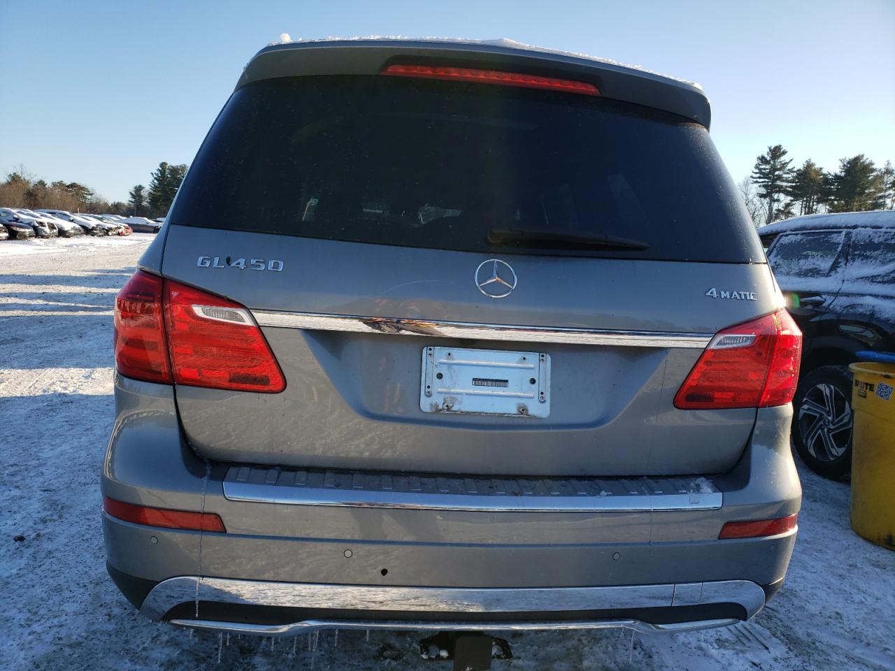 2014 Mercedes-Benz GL-klasse VIN 4JGDF7CE0EA307147 Copart auction photo, vandalism damage thumbnail 6