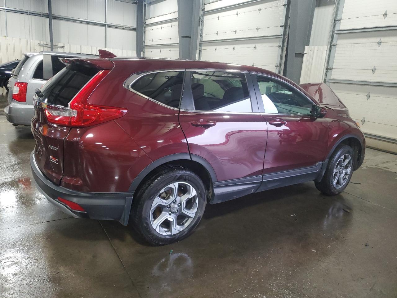 2018 Honda CR-V VIN 5J6RW2H83JL018403 Copart auction photo, front end / side damage thumbnail 3