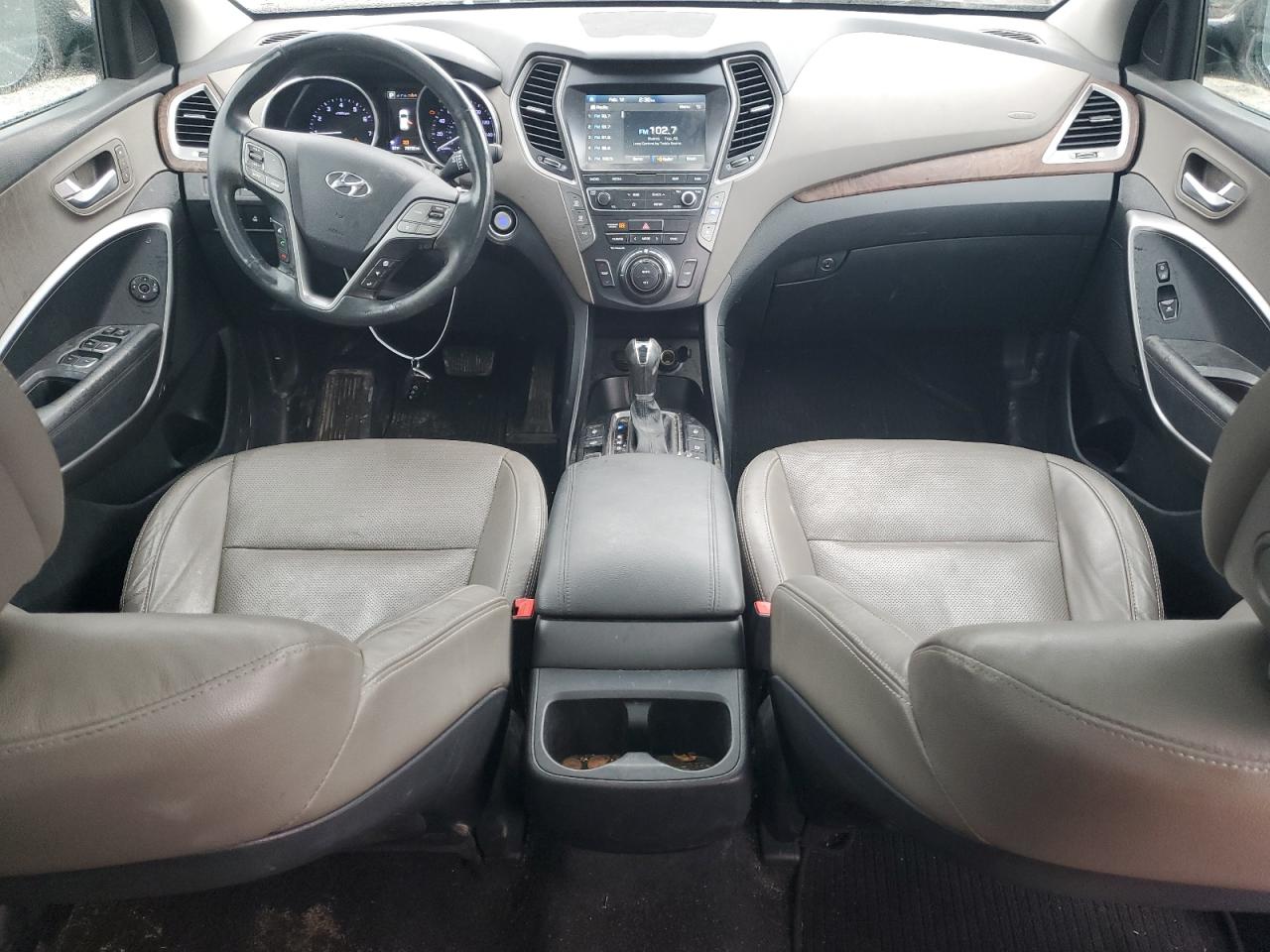 2019 Hyundai Santa Fe VIN KM8SRDHF5KU302485 Copart auction photo, front end / side damage thumbnail 8