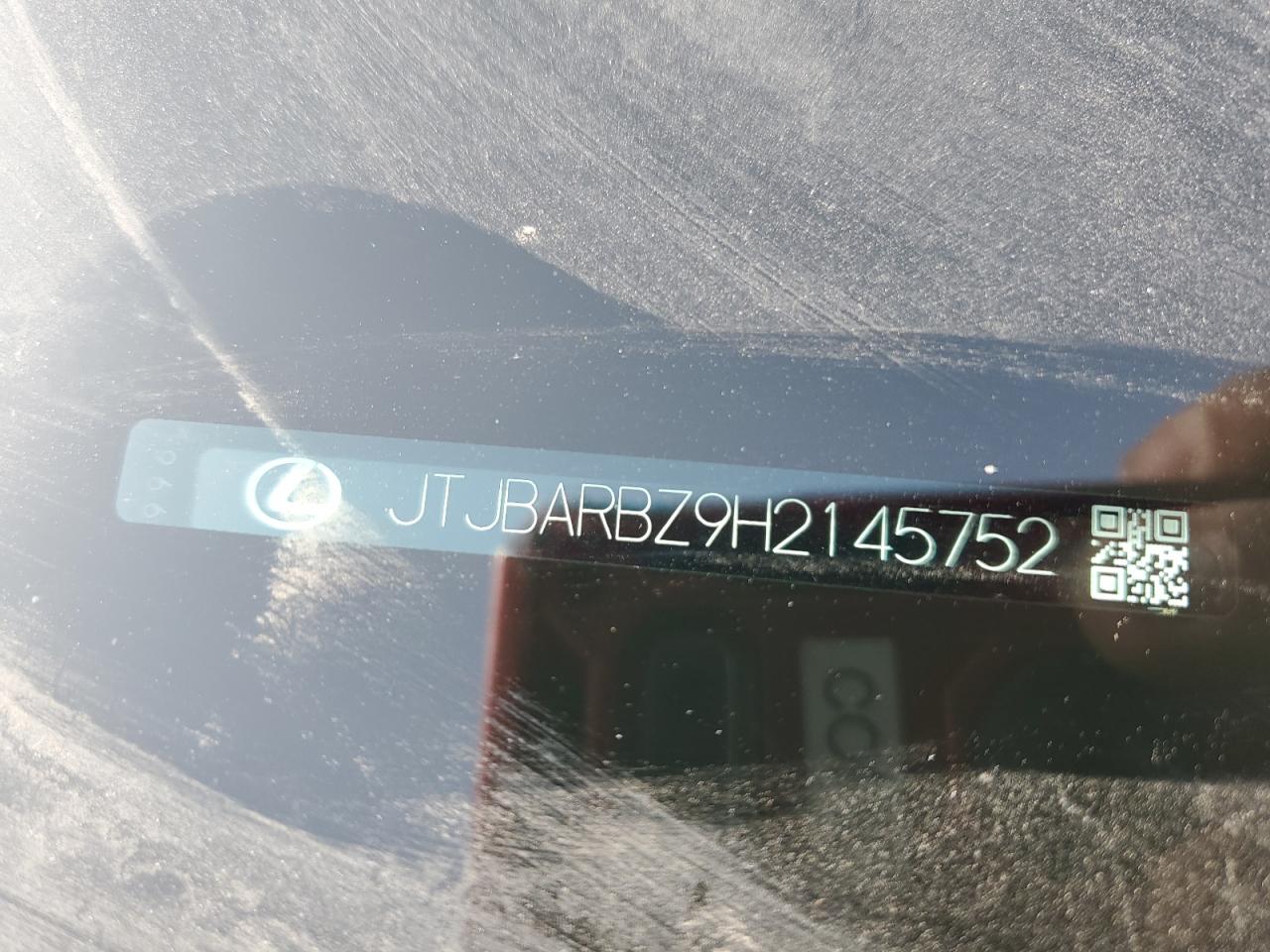 2017 Lexus NX VIN JTJBARBZ9H2145752 Copart auction photo, vandalism damage thumbnail 14