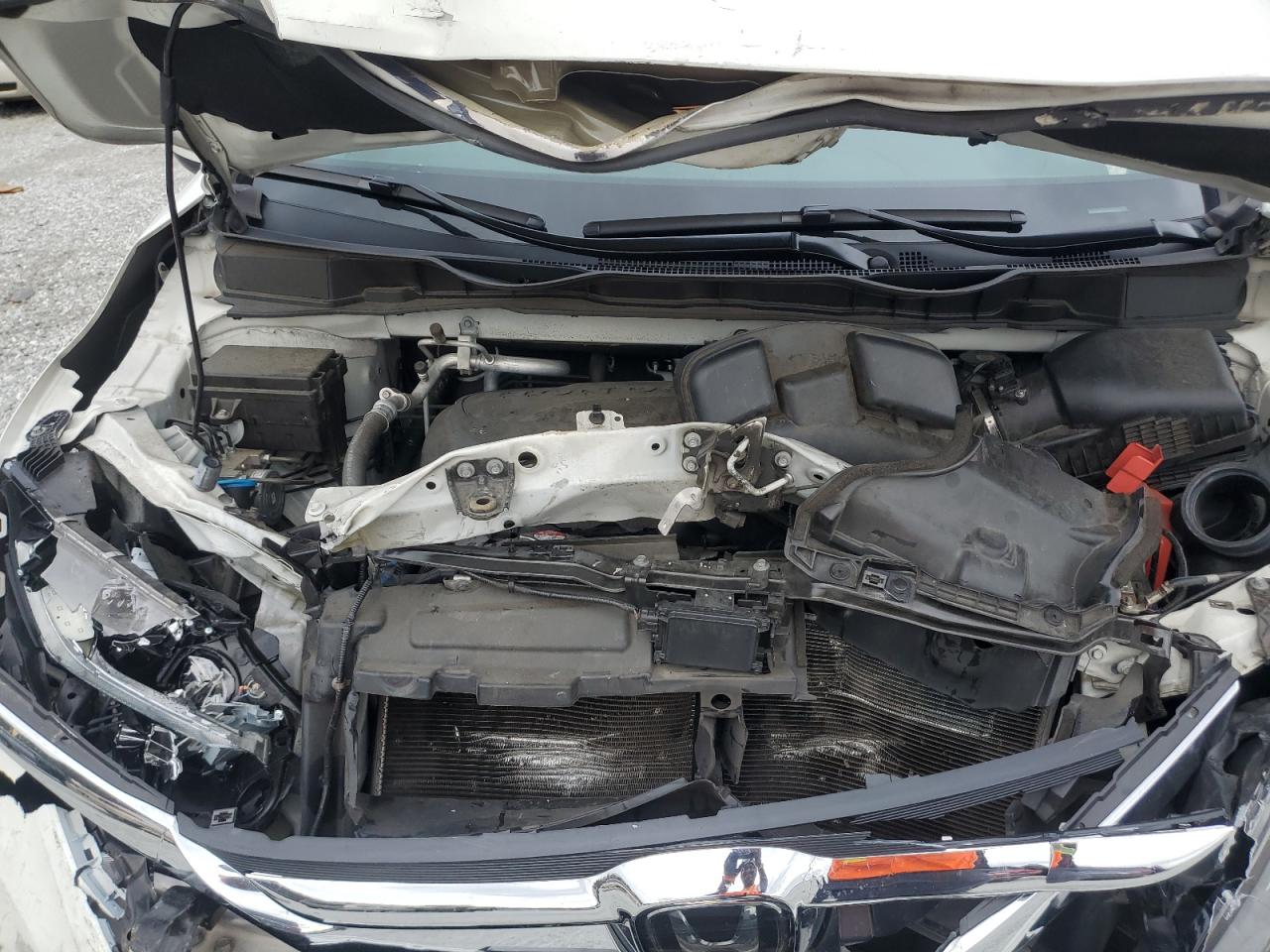 2018 Honda Odyssey VIN 5FNRL6H70JB086061 Copart auction photo, front end / rear end damage thumbnail 12