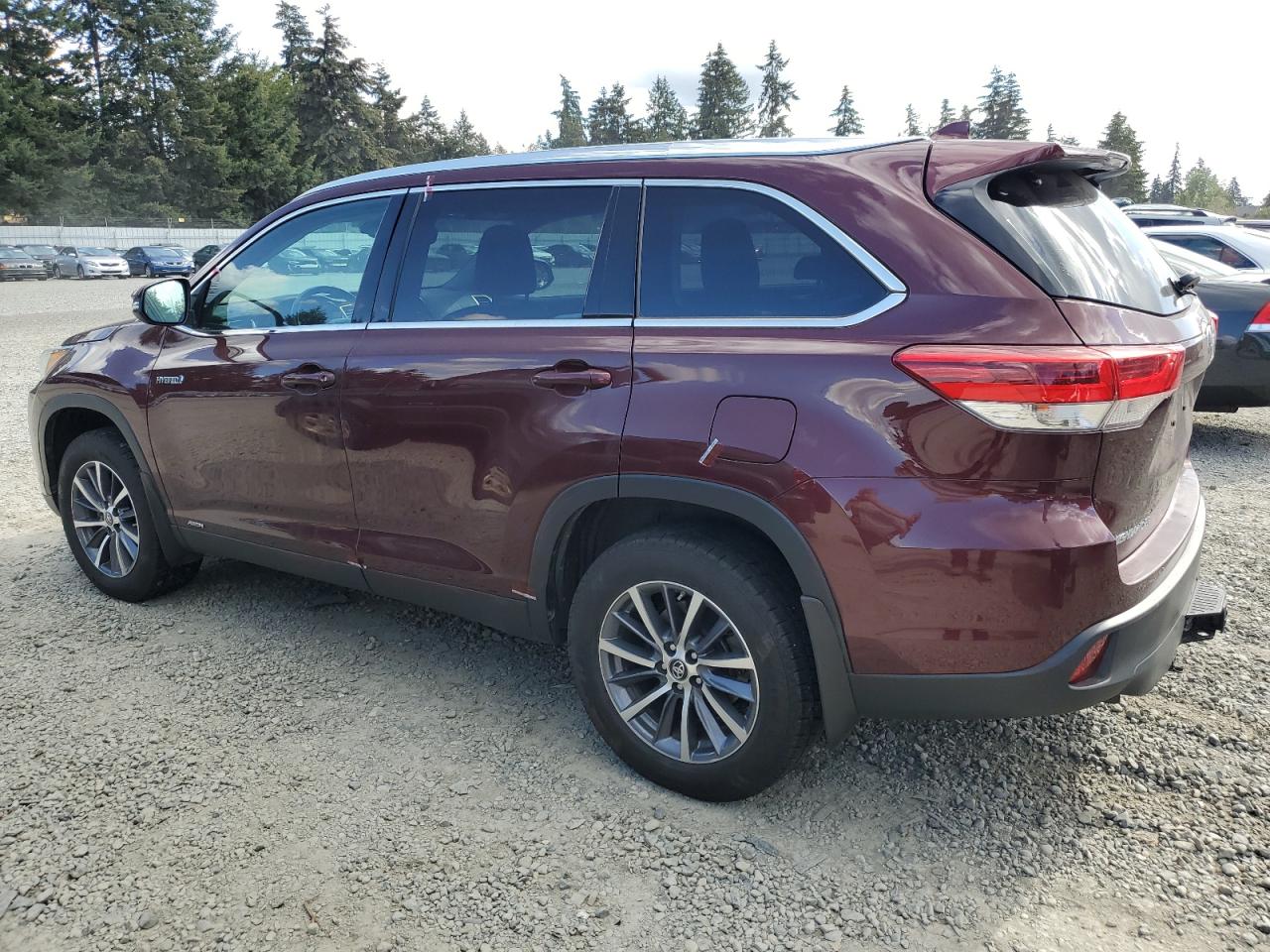 2019 Toyota Highlander VIN 5TDJGRFH8KS064112 Copart auction photo, minor dent/scratches damage thumbnail 2