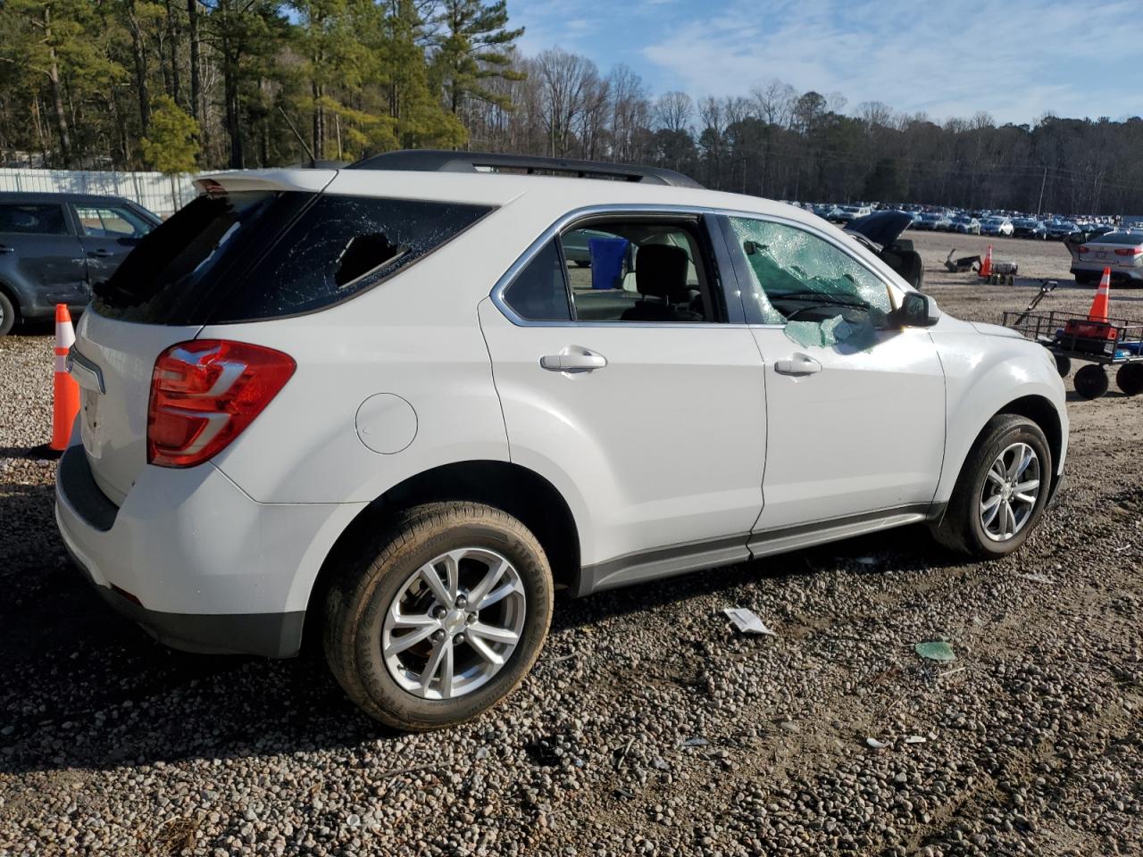2017 Chevrolet Equinox VIN 2GNALCEK2H6288394 Copart auction photo, vandalism damage thumbnail 3