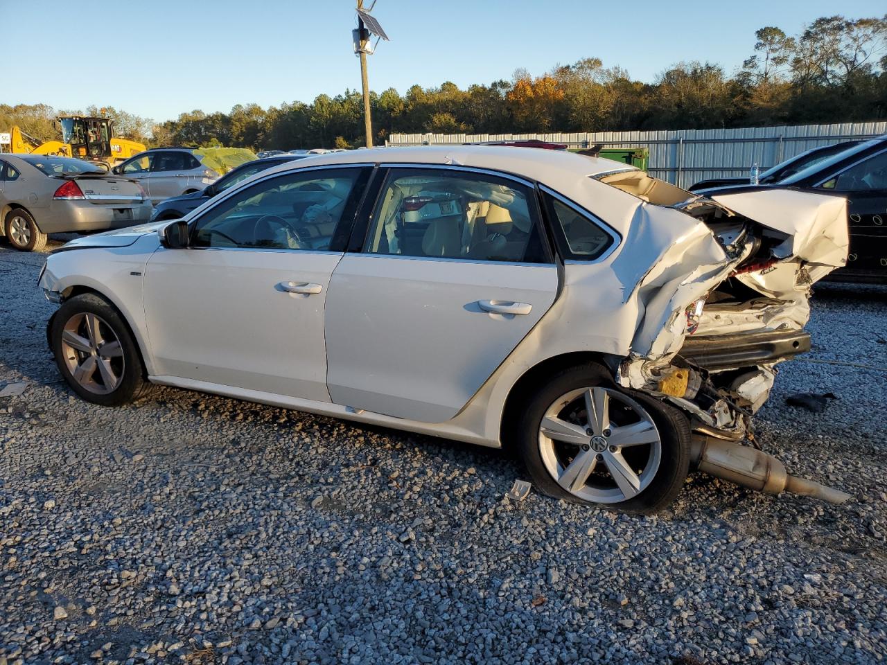 2015 Volkswagen Passat VIN 1VWAT7A39FC115441 Copart auction photo, all over damage thumbnail 2