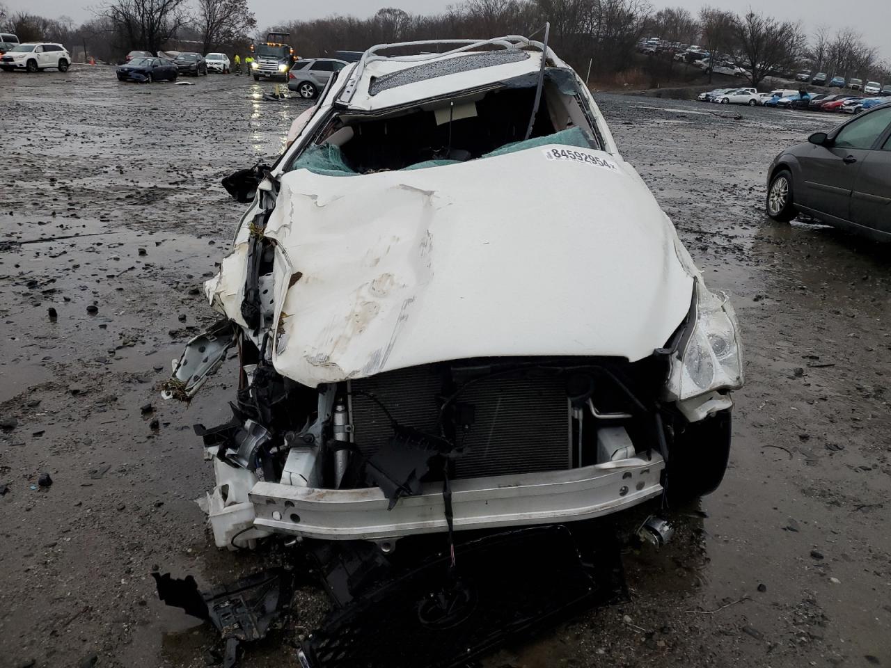 2017 Infiniti QX50 VIN JN1BJ0RR9HM409502 Copart auction photo, rollover damage thumbnail 5