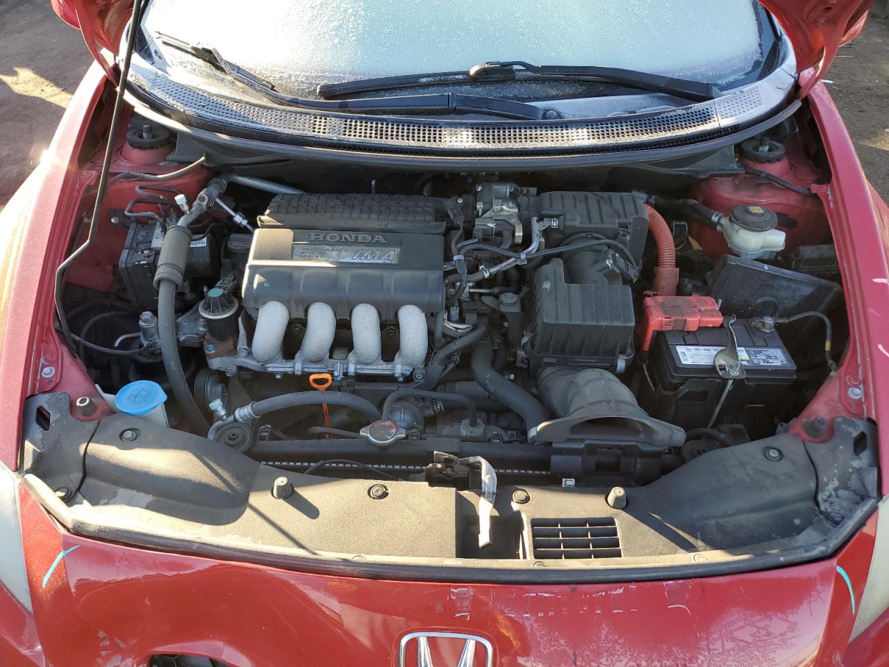 2012 Honda CR-Z VIN JHMZF1D47CS001775 Copart auction photo, front end / rear end damage thumbnail 12