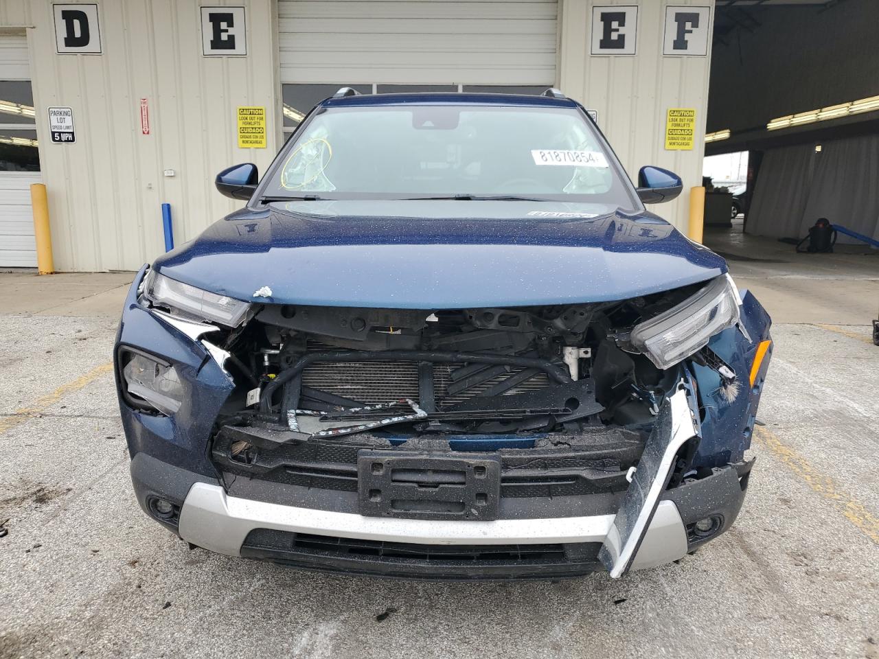 2021 Chevrolet TrailBlazer VIN KL79MRSL1MB031157 Copart auction photo, front end damage thumbnail 5