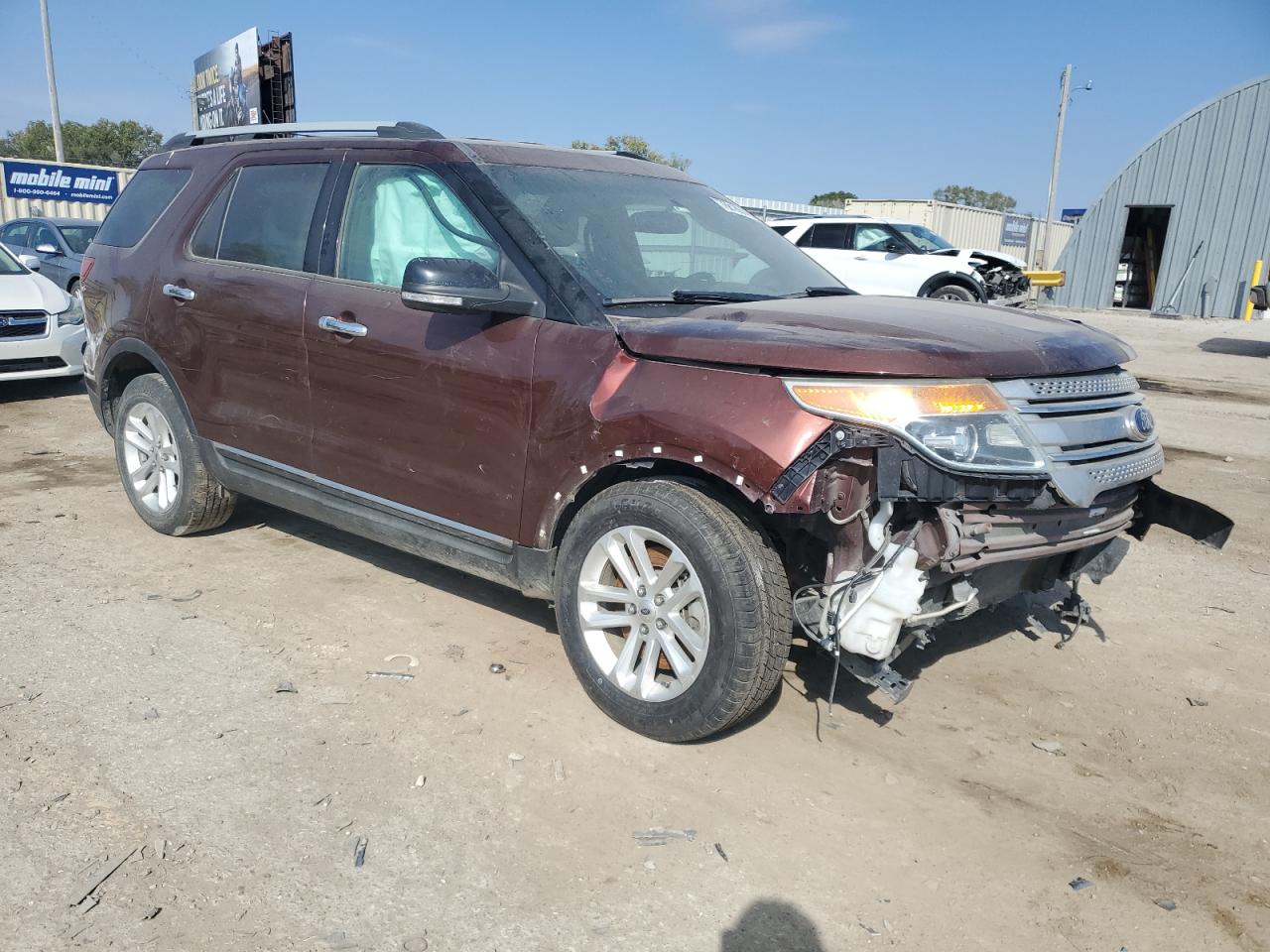 2015 Ford Explorer VIN 1FM5K7D83FGA86361 Copart auction photo, all over damage thumbnail 4