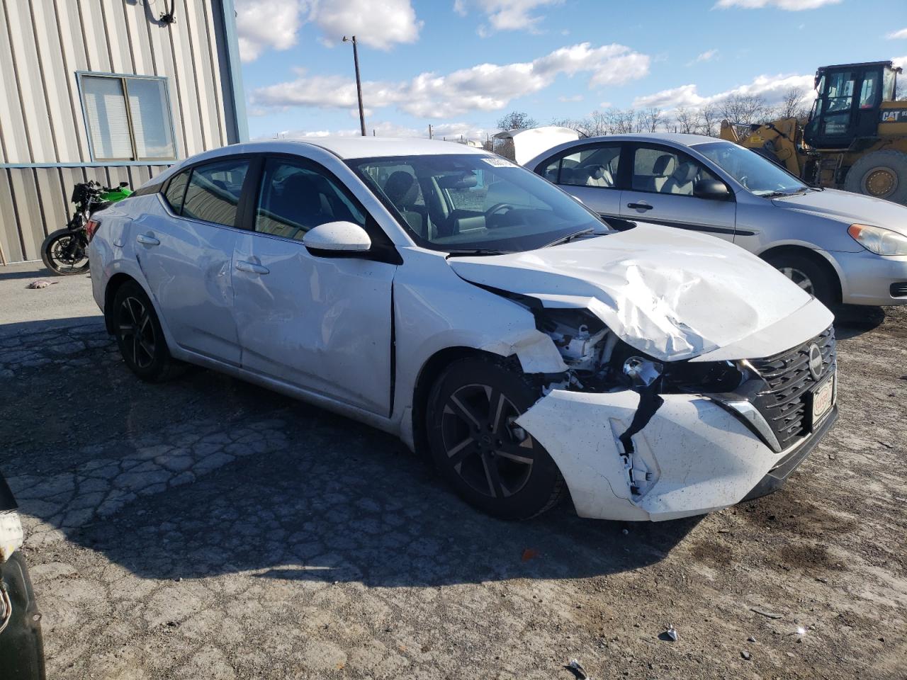 2024 Nissan Sentra VIN 3N1AB8CV2RY264167 Copart auction photo, front end / side damage thumbnail 4