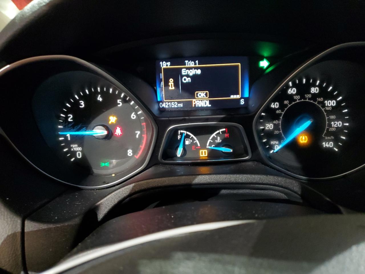 2016 Ford Focus VIN 1FADP3F2XGL265501 Copart auction photo, front end / minor dent/scratches damage thumbnail 9