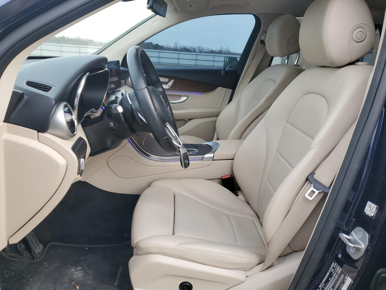 2021 Mercedes-Benz GLC VIN W1N0G8EB7MF918358 Copart auction photo, side damage thumbnail 7
