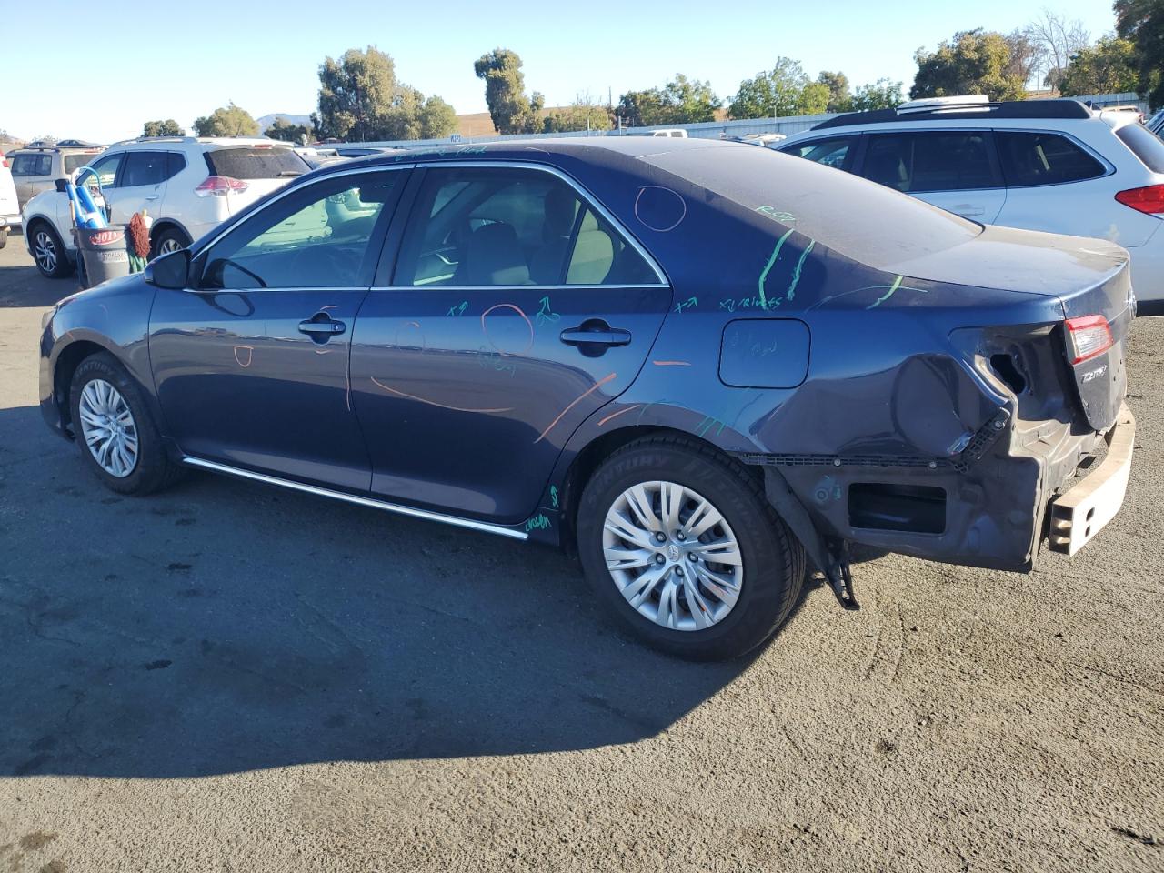 2014 Toyota Camry VIN 4T4BF1FKXER426107 Copart auction photo, rear end damage thumbnail 2