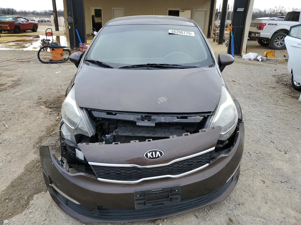 2016 KIA Rio VIN KNADN4A39G6681539 Copart auction photo, front end / side damage thumbnail 5