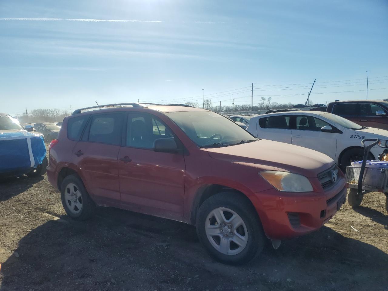 2011 Toyota RAV 4 VIN 2T3BF4DV8BW111141 Copart auction photo, rear end / mechanical damage thumbnail 4