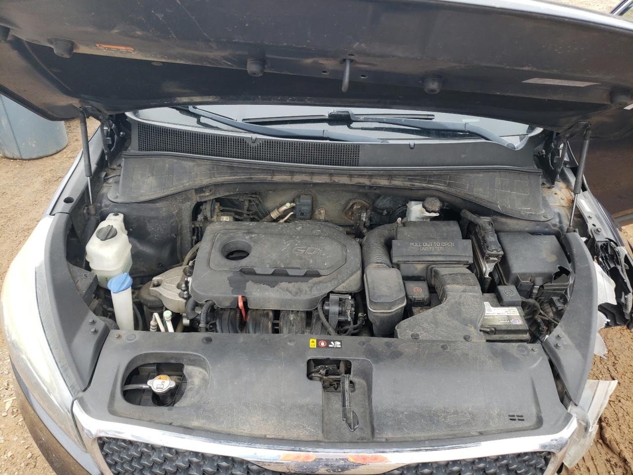 2017 KIA Sorento VIN 5XYPG4A35HG283821 Copart auction photo, all over damage thumbnail 12