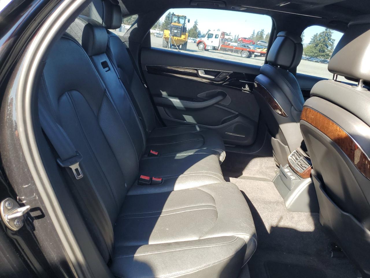2013 Audi A8 VIN WAUR2AFD4DN010442 Copart auction photo, side / rear end damage thumbnail 10