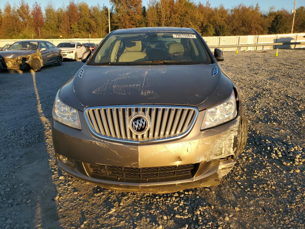 2012 Buick LaCrosse VIN 1G4GF5E32CF191706 Copart auction photo, front end / minor dent/scratches damage thumbnail 5