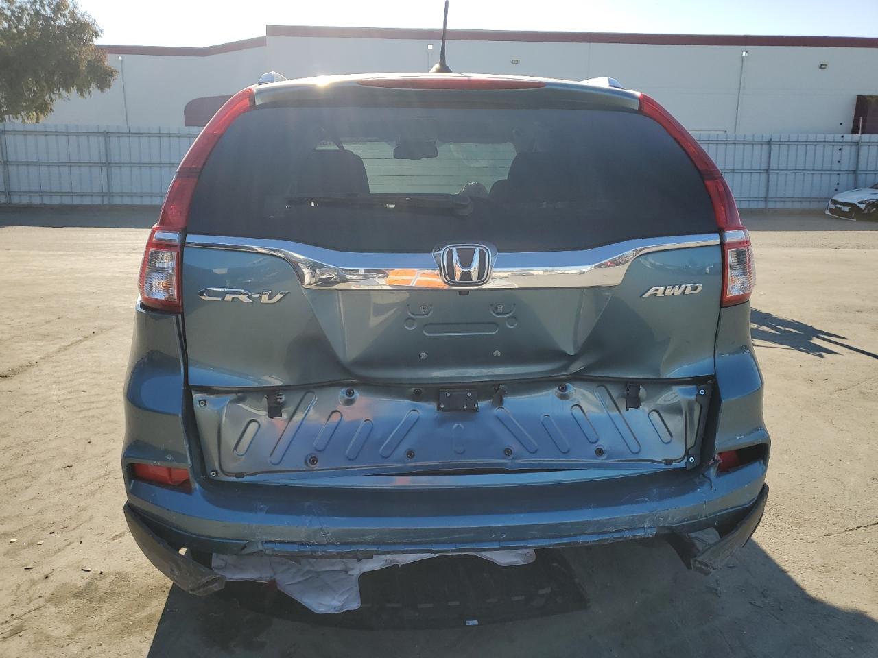 2016 Honda CR-V VIN 5J6RM4H9XGL038389 Copart auction photo, front end / rear end damage thumbnail 6