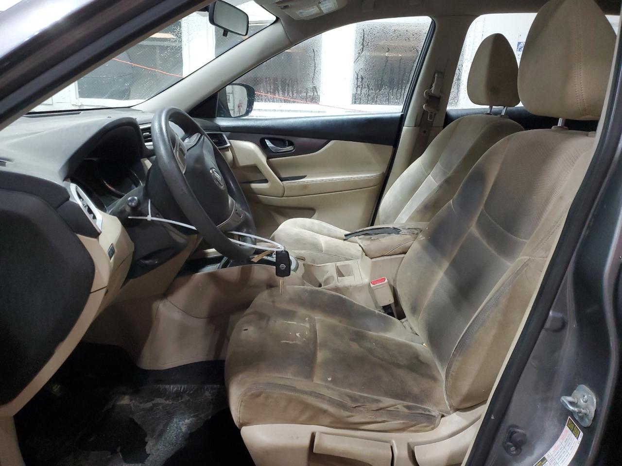 2016 Nissan Rogue VIN JN8AT2MT4GW007394 Copart auction photo, front end / rear end damage thumbnail 7